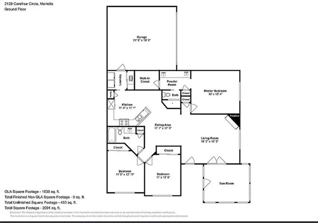 $375,000 | 2128 Carefree Circle, Unit 1, Marietta, GA 30062