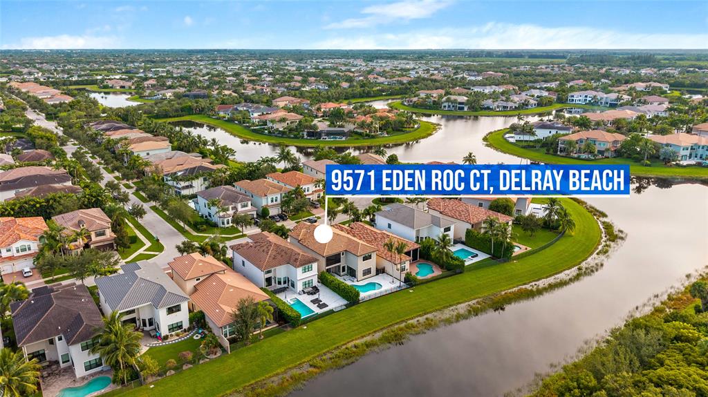 9571 Eden Roc Court Delray Beach, FL 33446 - Photo 42 of 45 an aerial view of a city