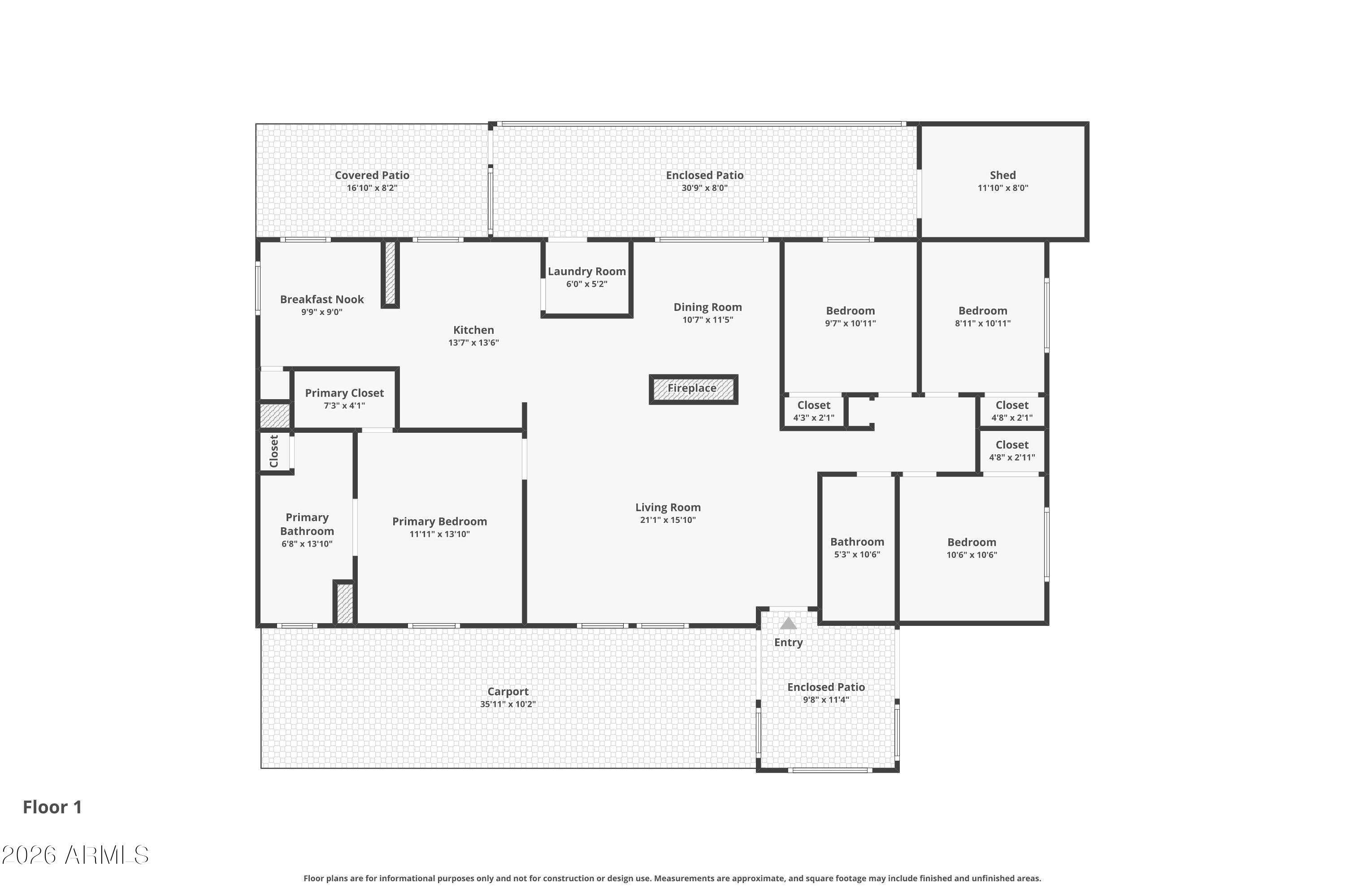 2100 North Trekell Road, Unit 366 Casa Grande, AZ 85122 - Photo 43 of 43 2100 N Trekell Lot 366 - 123 Floorplan