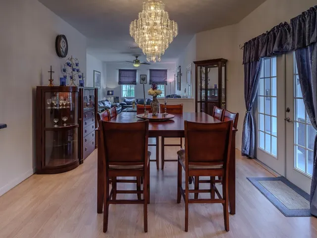 a room with furniture and a window