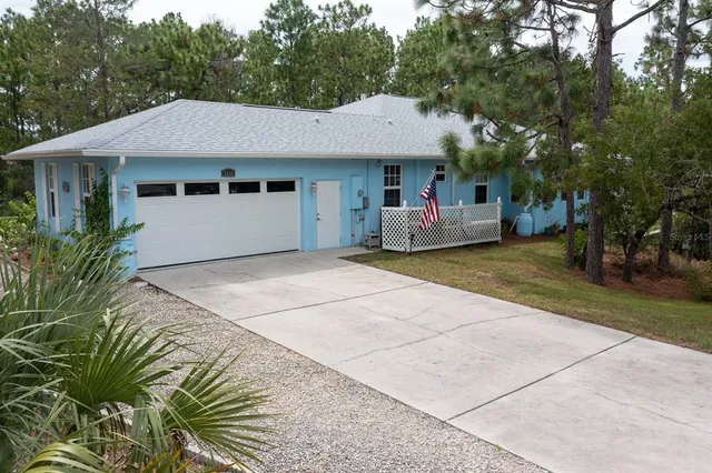 a front view of a house with a porch