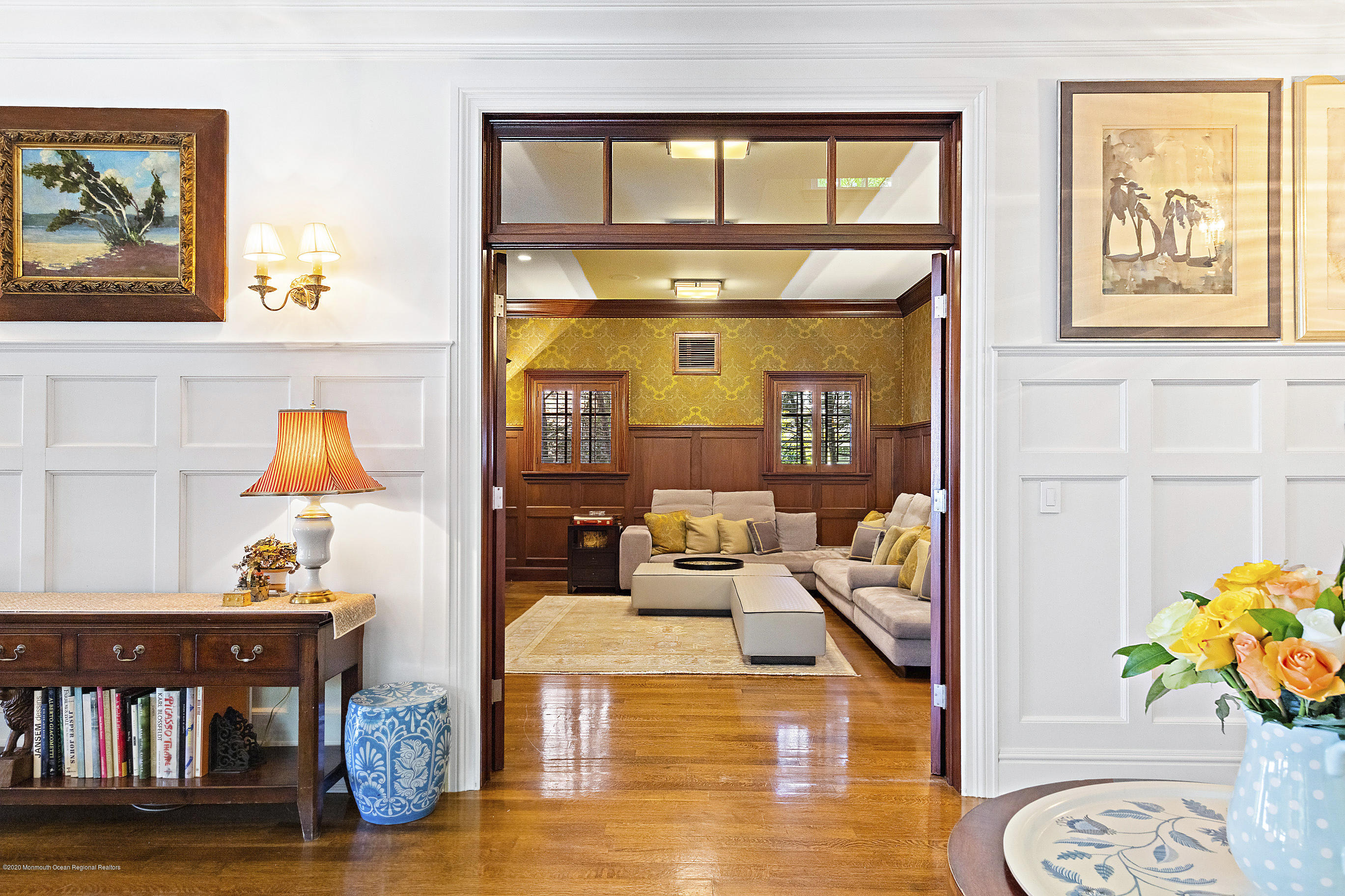 62 River Road Rumson, NJ 07760 - Photo 16 of 54 a living room with furniture and a window