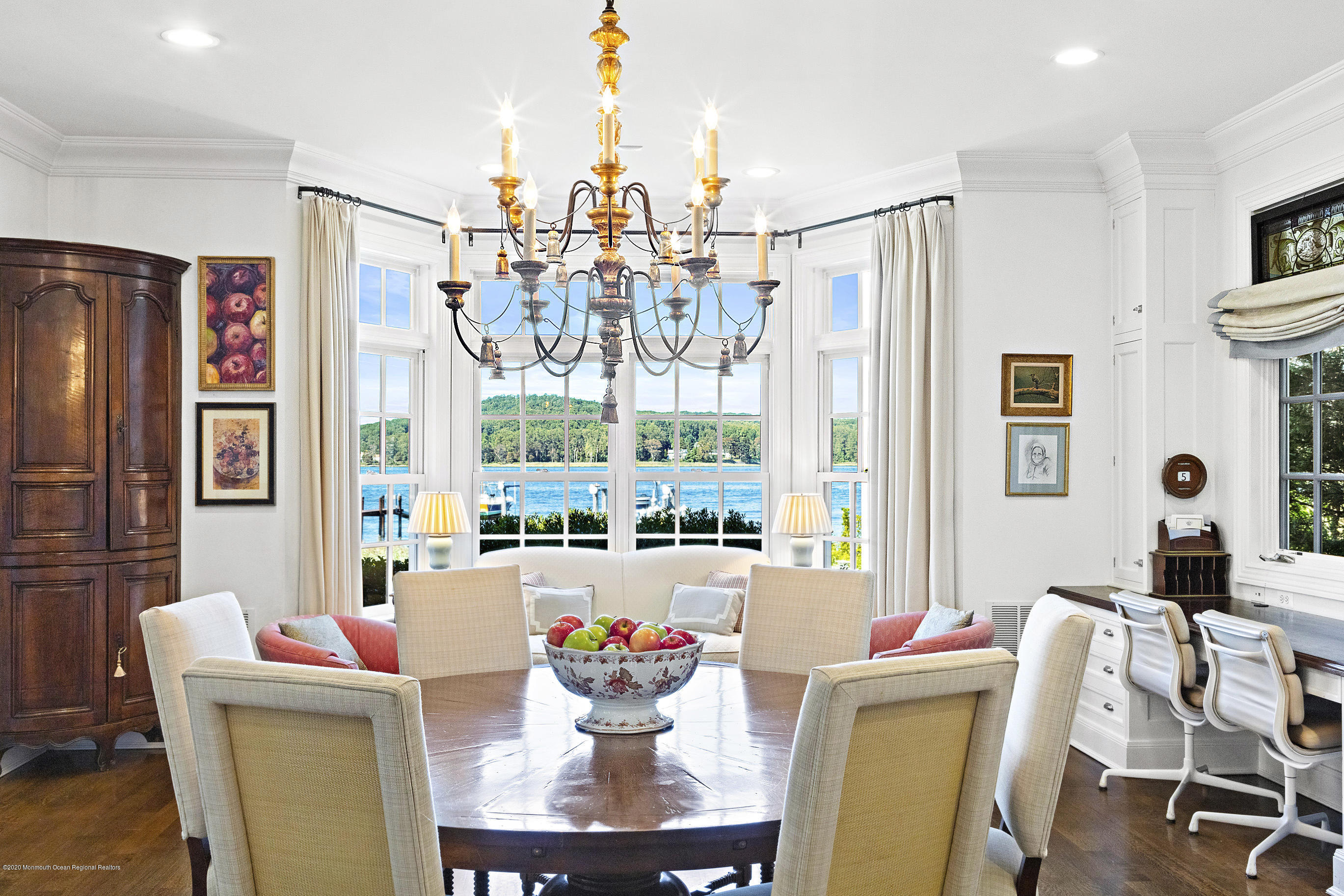 62 River Road Rumson, NJ 07760 - Photo 24 of 54 a living room with furniture and a large window
