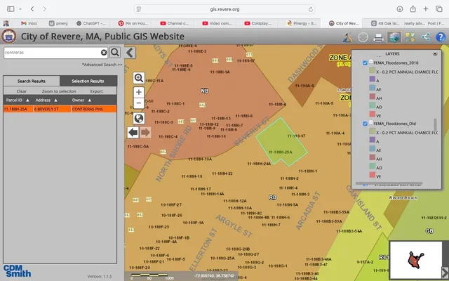 a view of a painting on the wall