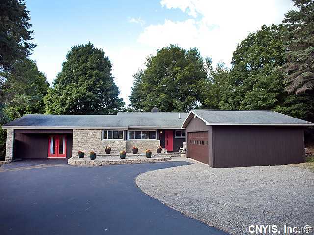 Exterior Front Fresh open-plan ranch features one-
