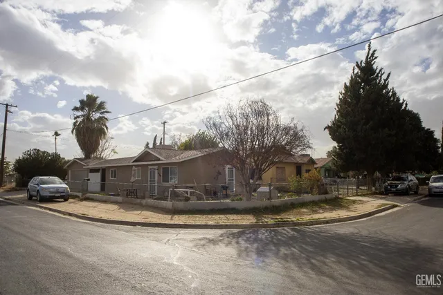 a view of a street with houses