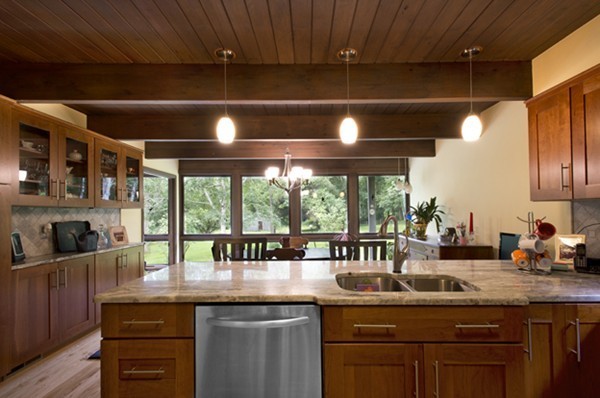 666 Kennedy Road Northampton, MA 01053 - Photo 8 of 30 a kitchen with counter top space and windows