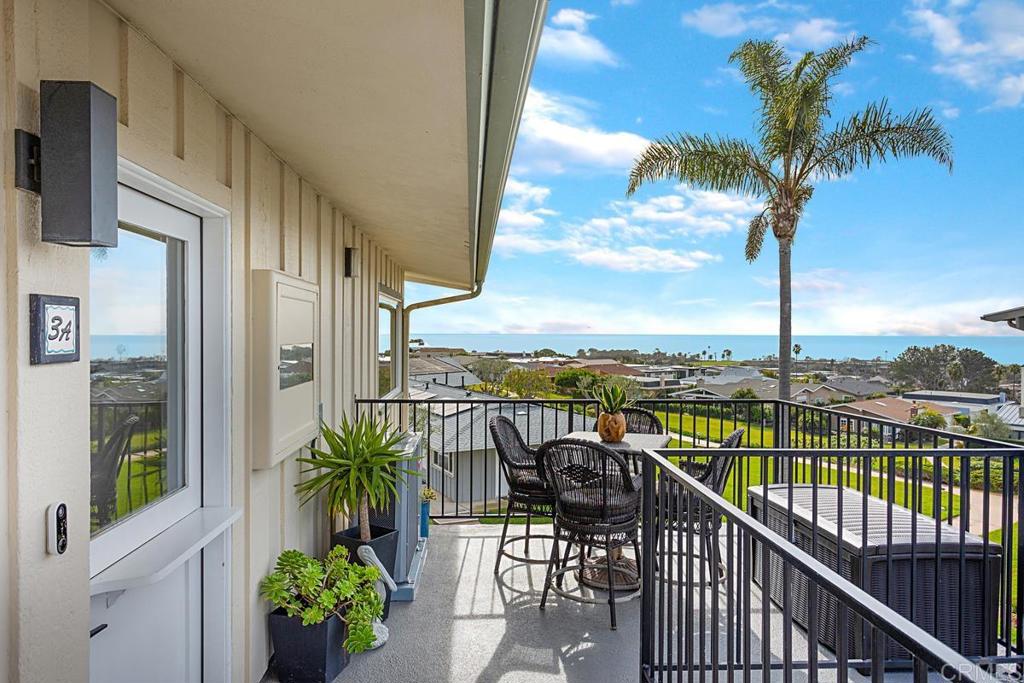 620 West Solana Circle, Unit 3A Solana Beach, CA 92075 - Photo 22 of 37 a view of a balcony with lake view and mountain view