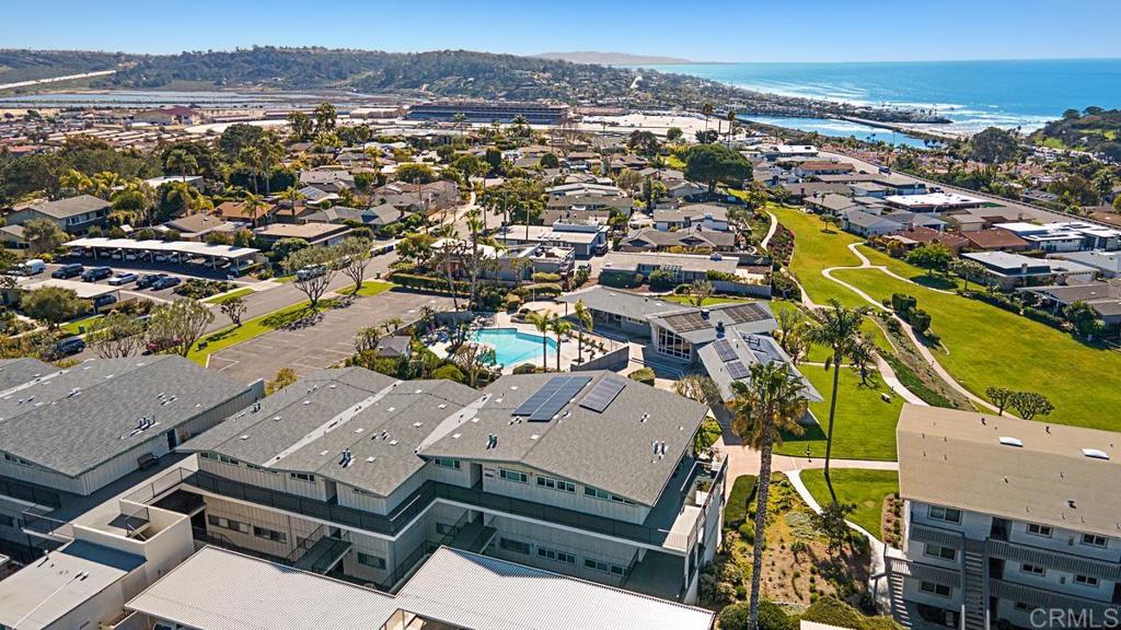 620 West Solana Circle, Unit 3A Solana Beach, CA 92075 - Photo 28 of 37 an aerial view of residential houses with outdoor space
