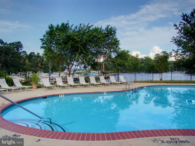 770 South River Landing Road, Unit 770 Edgewater, MD 21037 - Photo 4 of 30 Community swimming pool w/ marina & creek views