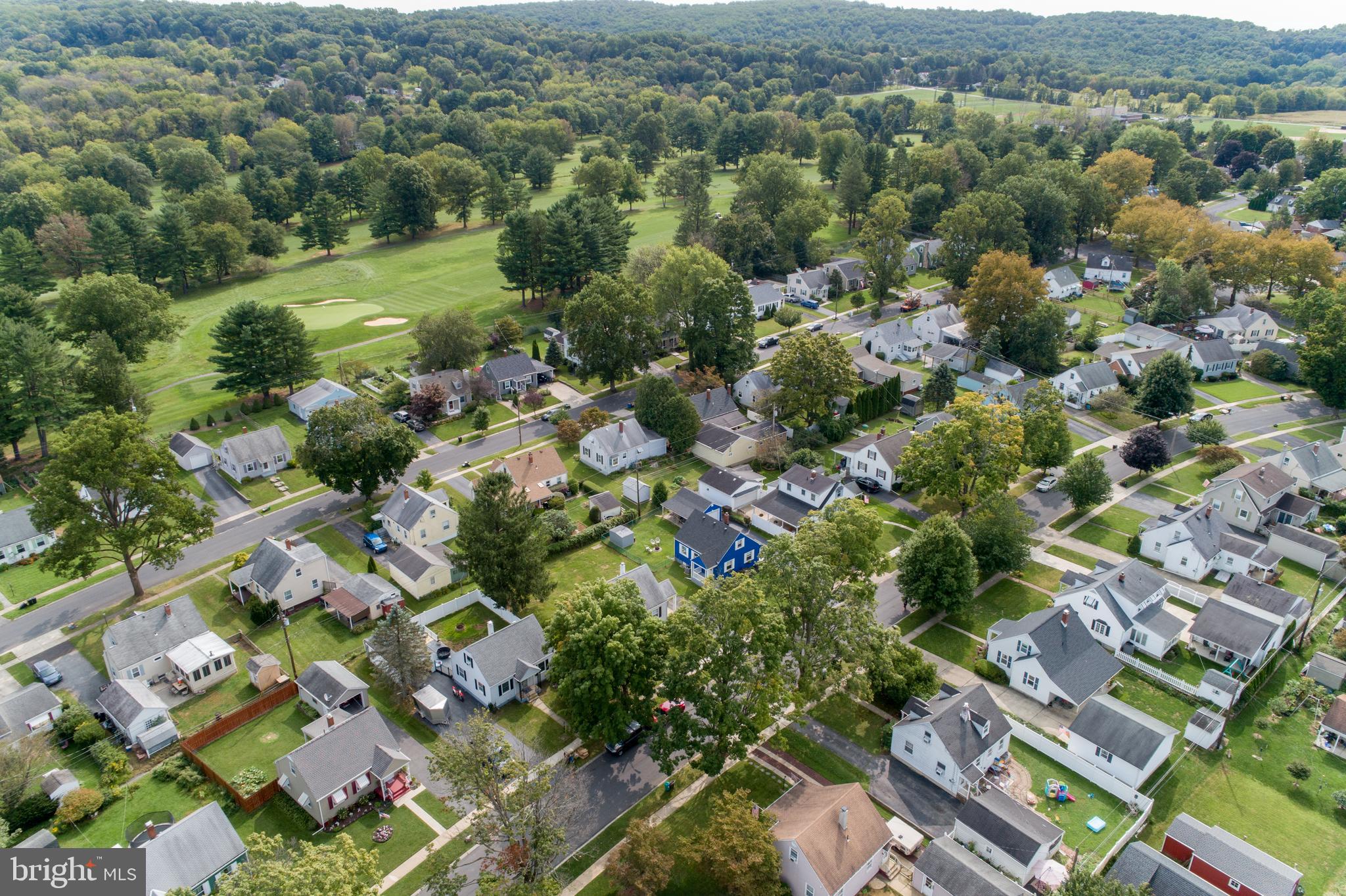 445 Maple Road Hellertown, PA 18055 - Photo 43 of 45 Drone Shot of Neighborhood