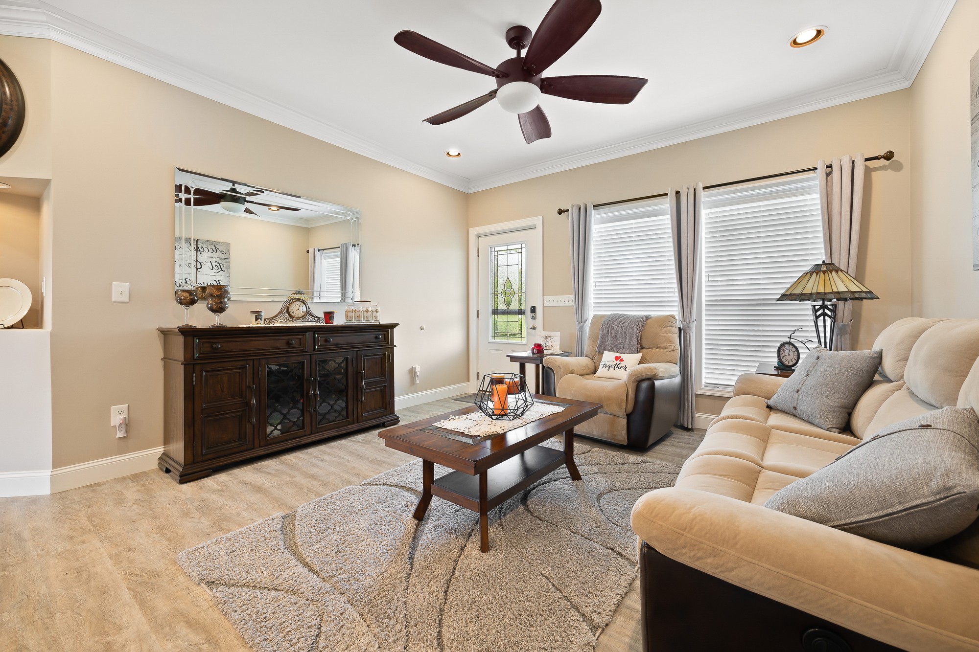 103 Molten Lane Hilham, TN 38568 - Photo 4 of 39 a living room with furniture and a fireplace