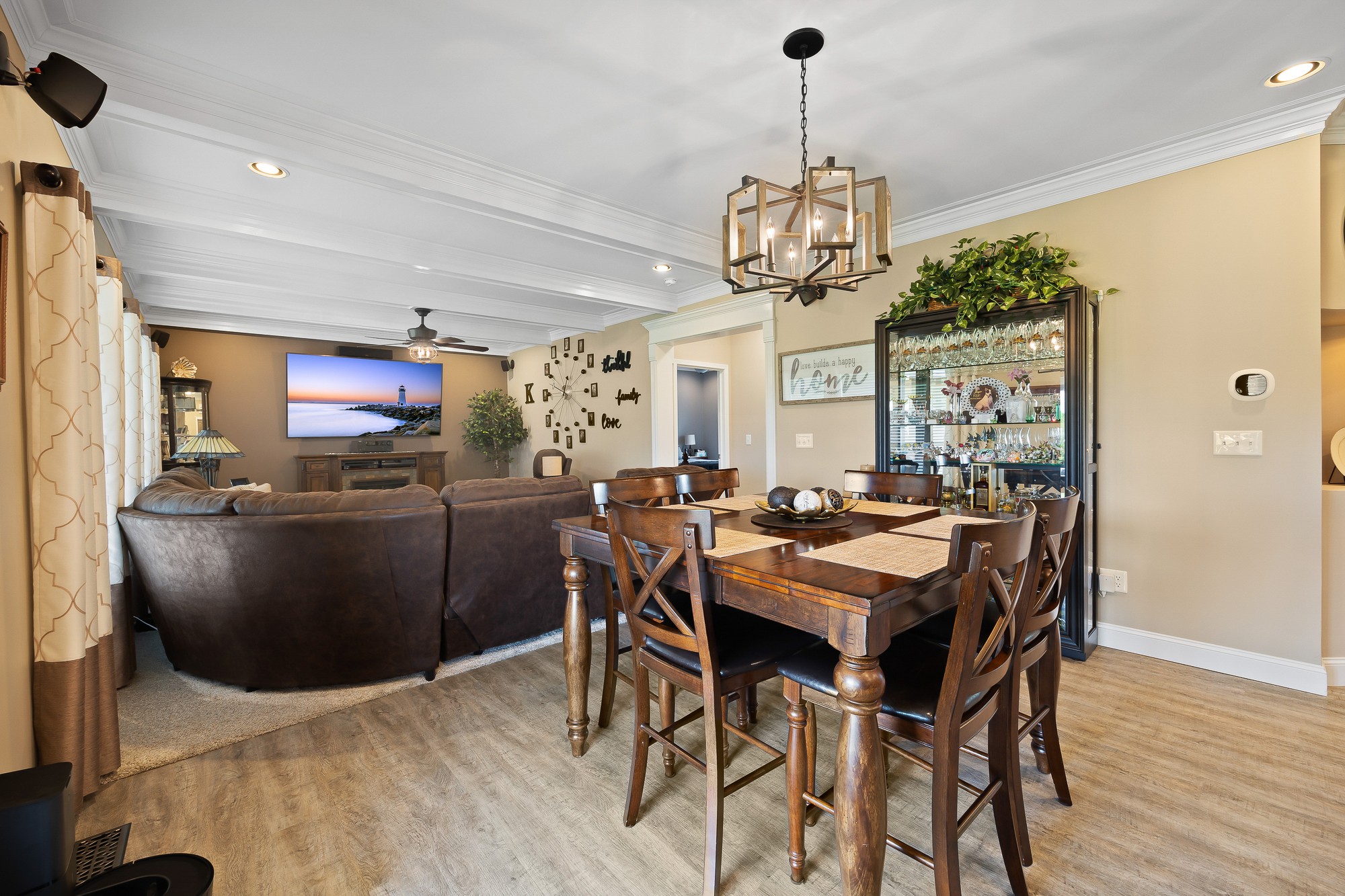 103 Molten Lane Hilham, TN 38568 - Photo 10 of 39 a view of a dining room with furniture window and wooden floor