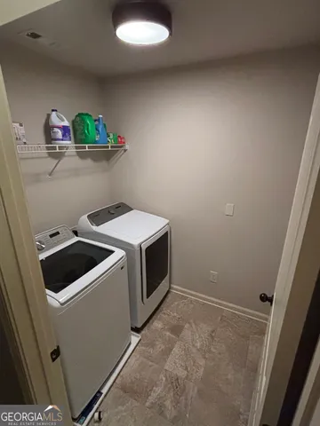 a room with storage and utility