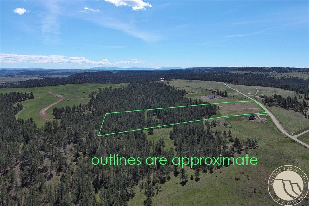 Lot 2 Shane Ridge Road Columbus, MT 59019 - Photo 18 of 20 Beautiful bird?s eye view highlighting the property?s rolling topography, wooded draws, and scenic surroundings. This unique parcel offers an exceptional blend of open space, towering pines, and panoramic countryside vistas ideal for a private retreat or custom home setting.