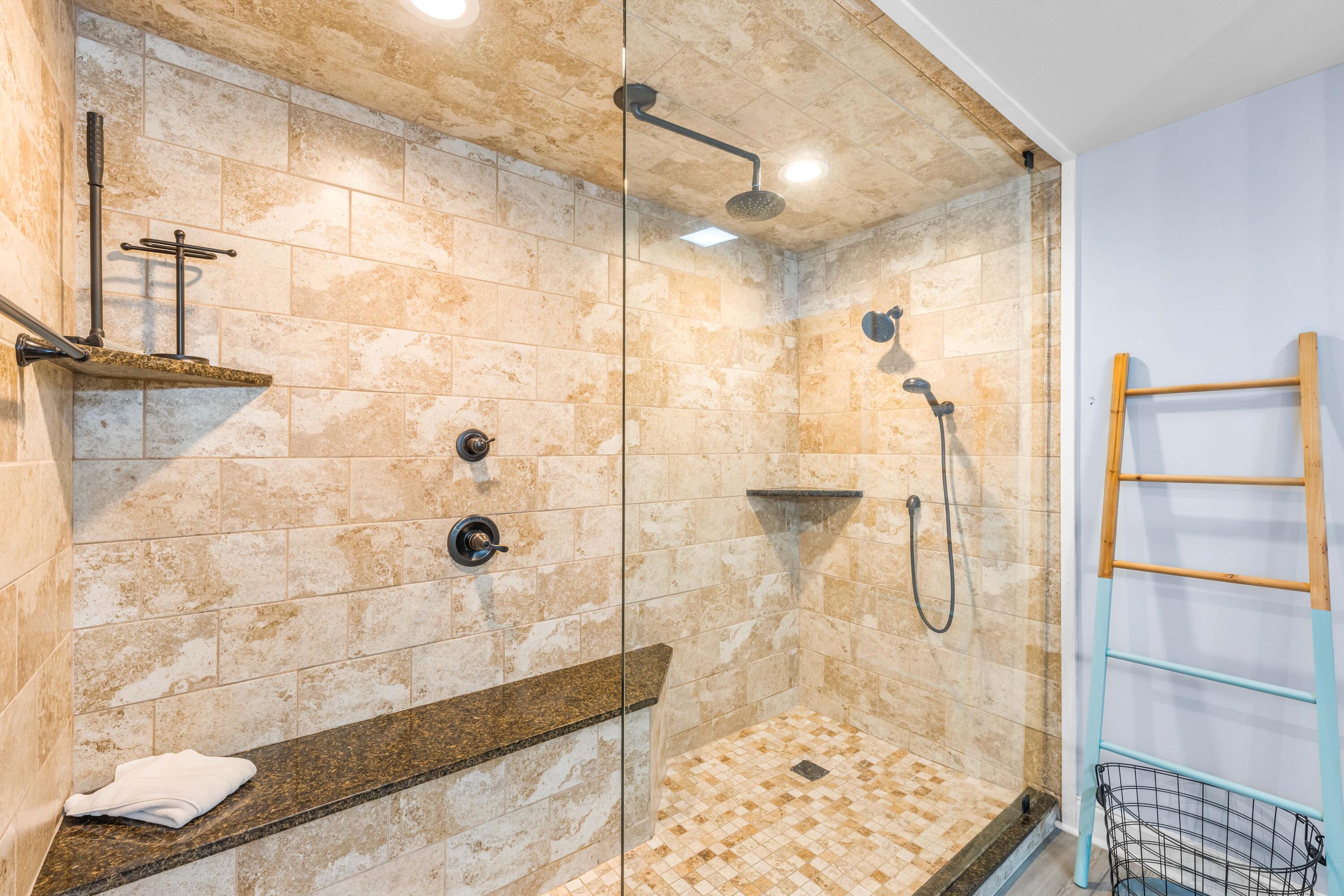 5209 Beachwalk Drive Miramar Beach, FL 32550 - Photo 34 of 50 Beachwalk Villas 5209- Master Shower