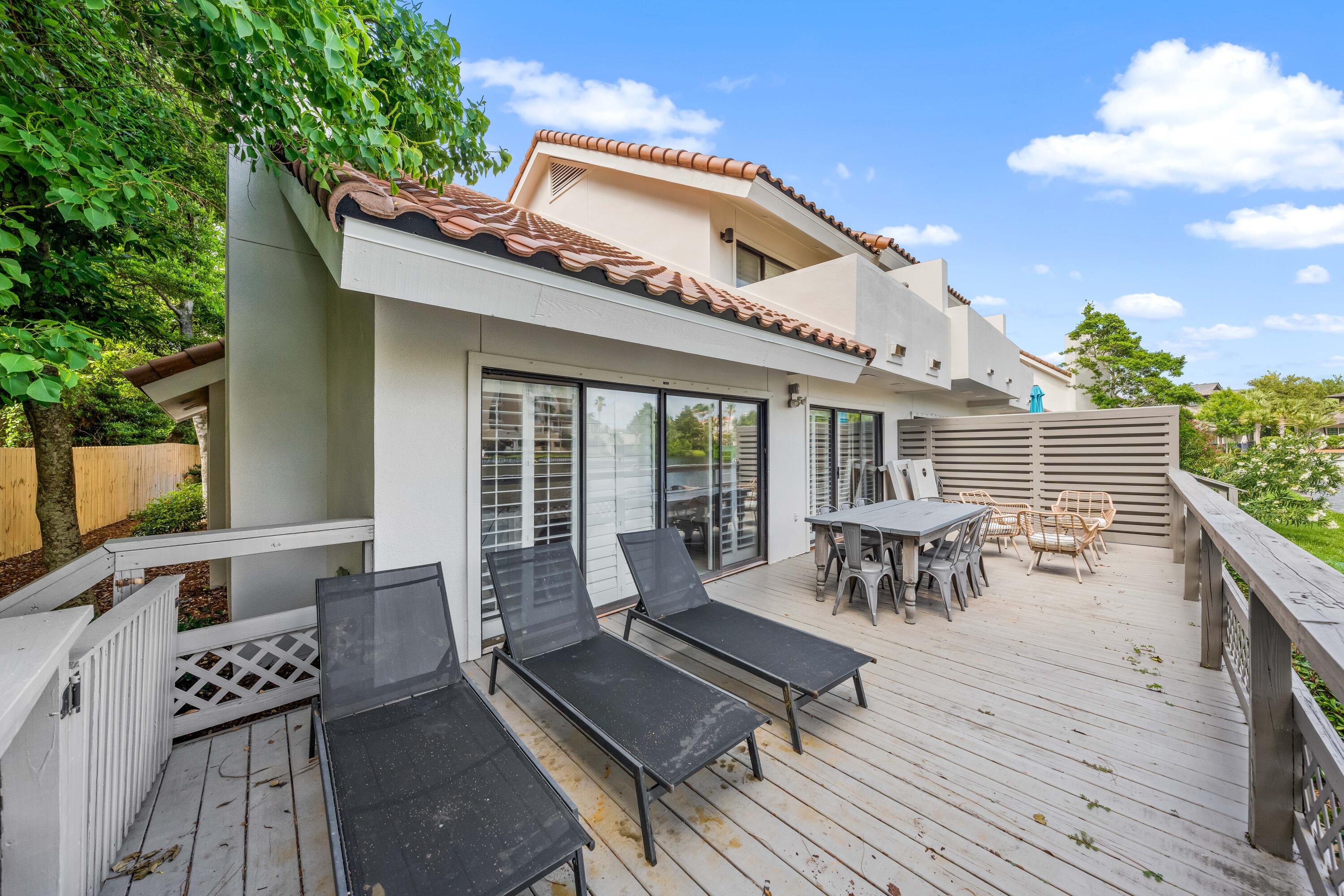 5209 Beachwalk Drive Miramar Beach, FL 32550 - Photo 41 of 50 Beachwalk Villas 5209 backside and deck