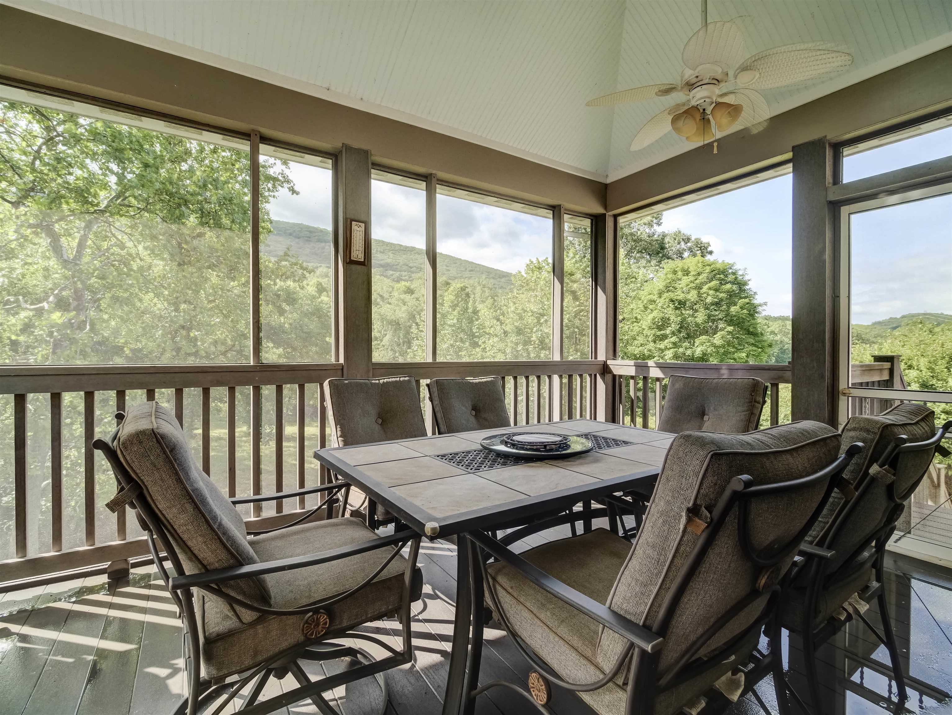7304 Dry Run Road Williamsville, VA 24487 - Photo 33 of 57 a view of a dining room with furniture and windows