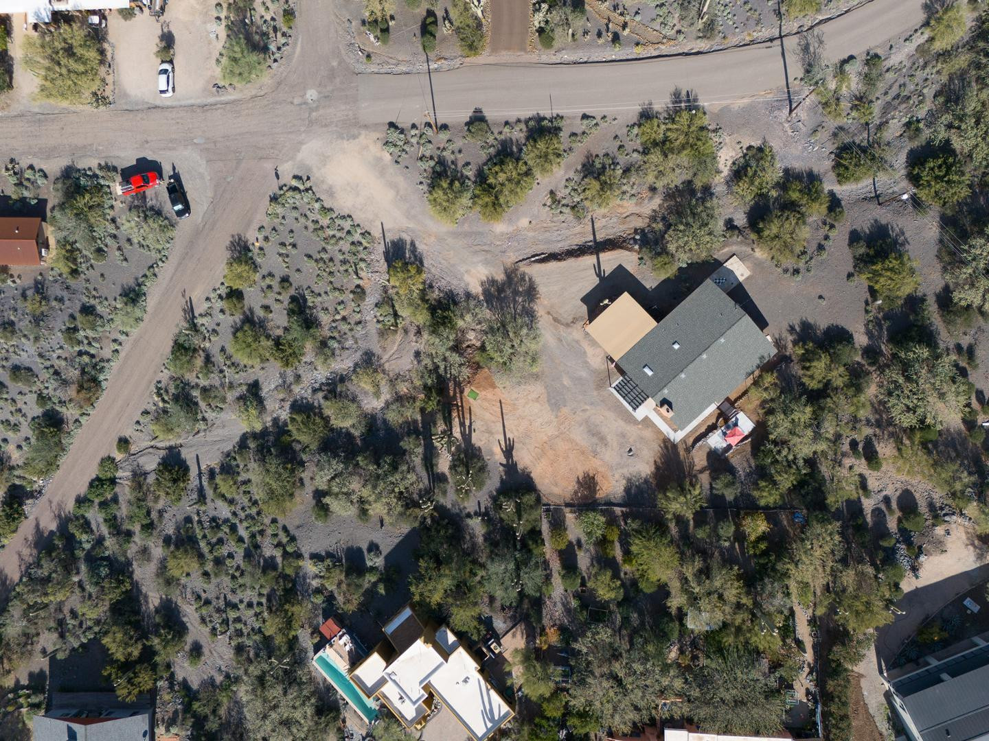 36975 North Sunset Trail Cave Creek, AZ 85331 - Photo 20 of 27 an aerial view of a house with a yard