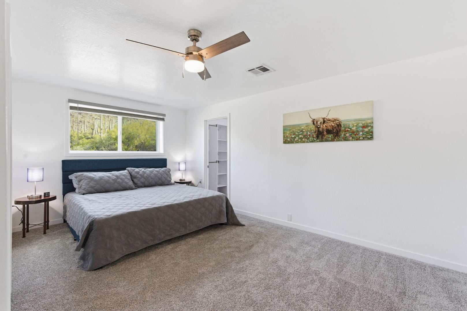 36975 North Sunset Trail Cave Creek, AZ 85331 - Photo 4 of 27 a bedroom with a bed painting on the wall and a window
