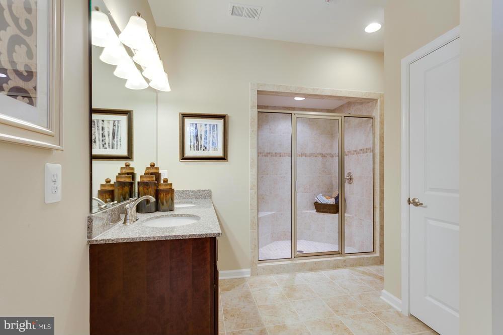 8002 Orchard Grove Road, Unit 820 Odenton, MD 21113 - Photo 9 of 30 SPA STYLE OWNERS BATHROOM