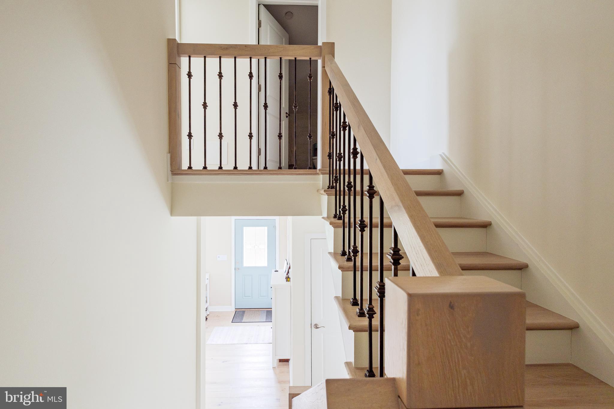 1851 Meetinghouse Road Warminster, PA 18974 - Photo 48 of 66 a view of staircase with railing and white walls