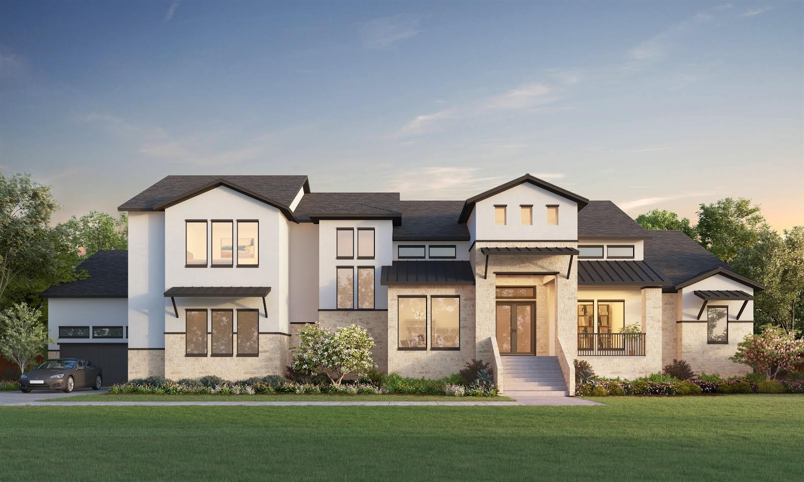 6009 Garrison Road Franklin, TN 37064 - Photo 20 of 21 a front view of a house with a yard