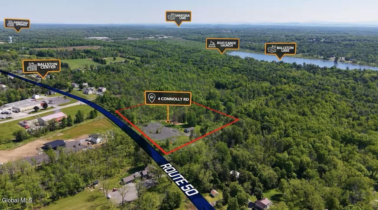 4 Connolly Road Ballston, NY 12019 - Photo 3 of 40 Ariel Proximity Map Ballston Lake