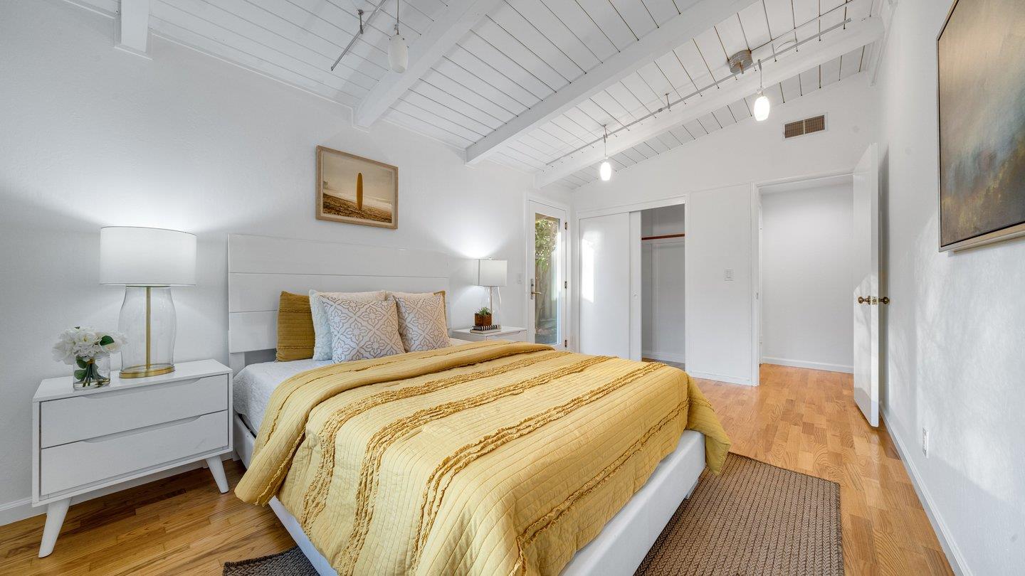 806 Rorke Way Palo Alto, CA 94303 - Photo 28 of 41 a bedroom with bed and a night stand