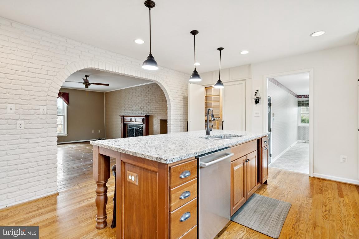 9033 Old Waterloo Road Warrenton, VA 20186 - Photo 11 of 49 View to Family Room and Office Space to Side