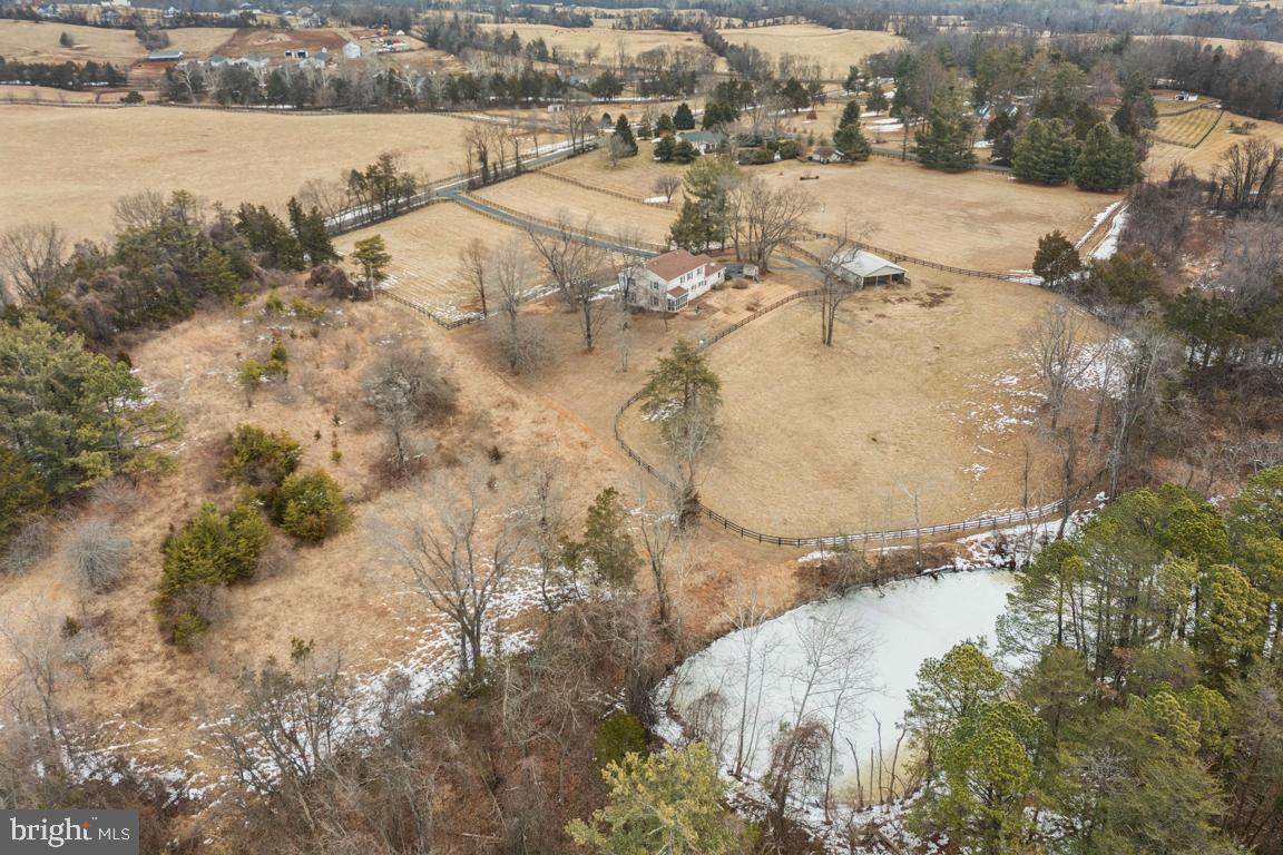 9033 Old Waterloo Road Warrenton, VA 20186 - Photo 40 of 49 Drone View Rear