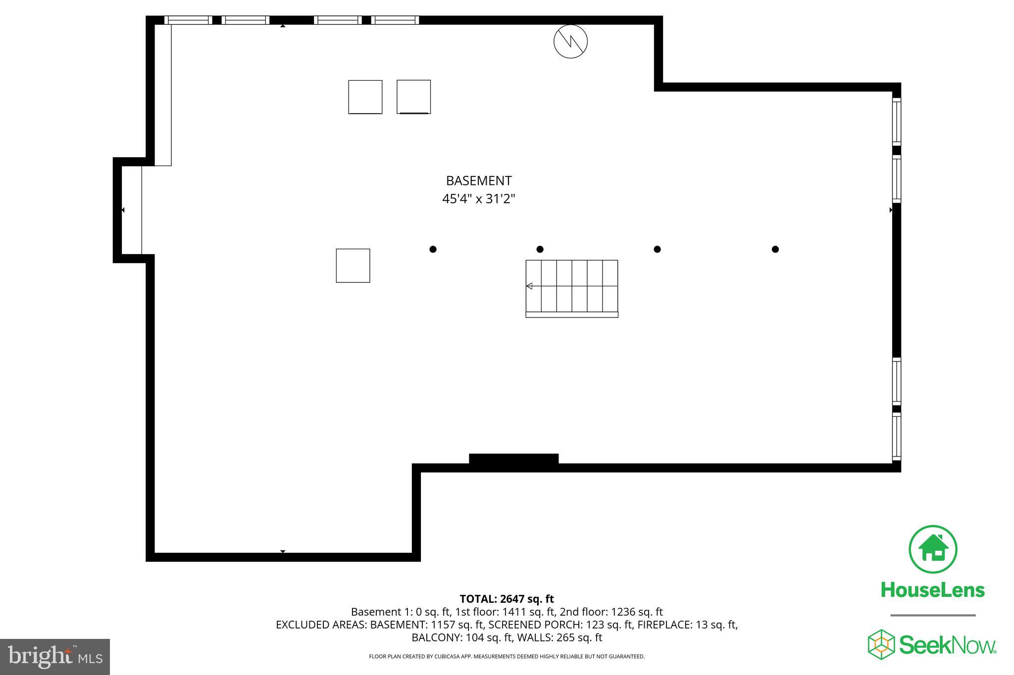 9033 Old Waterloo Road Warrenton, VA 20186 - Photo 48 of 49 Basement Floor Plan