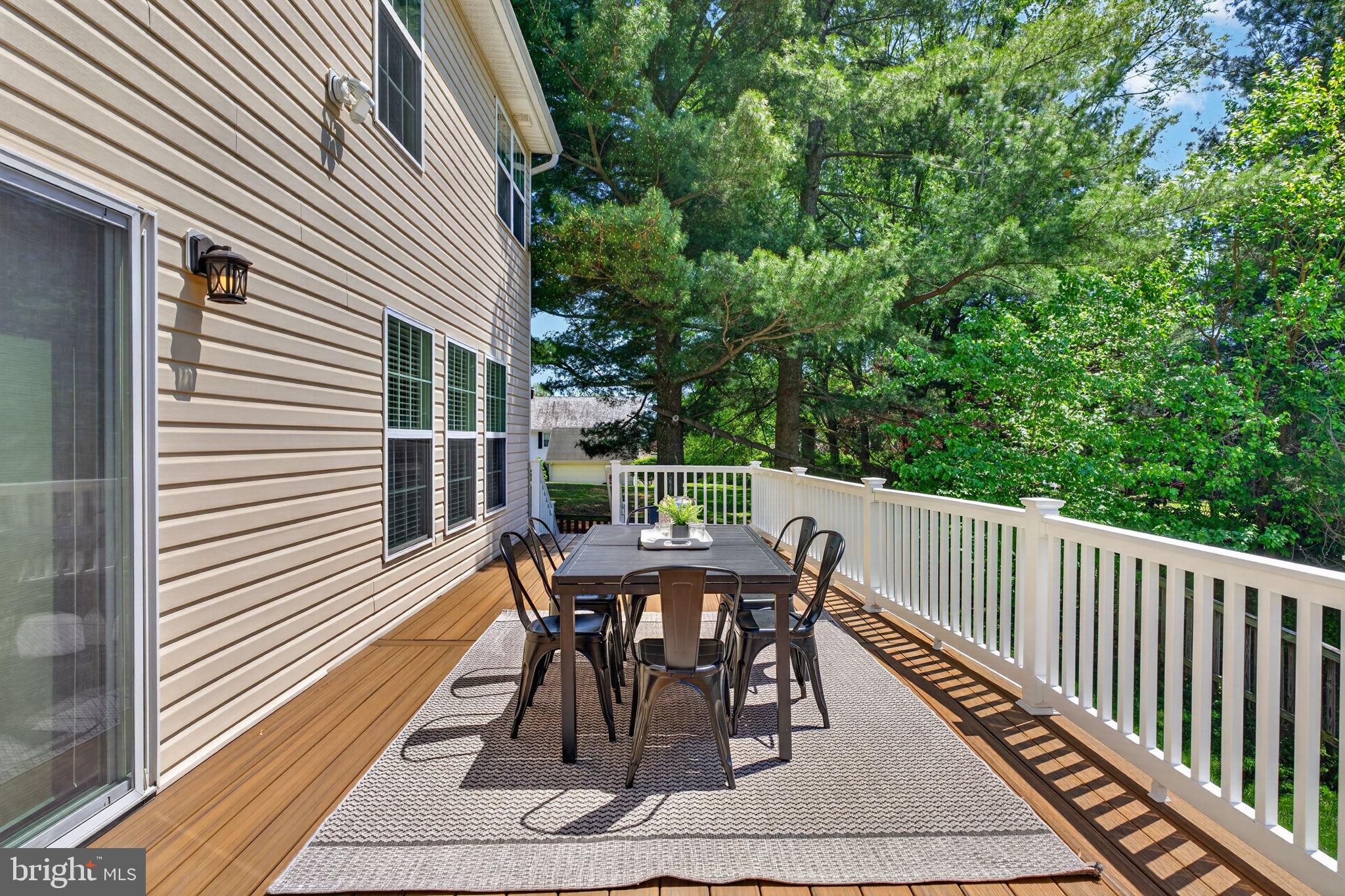 6090 Old Washington Road Elkridge, MD 21075 - Photo 23 of 86 Sunny deck with lush green views.