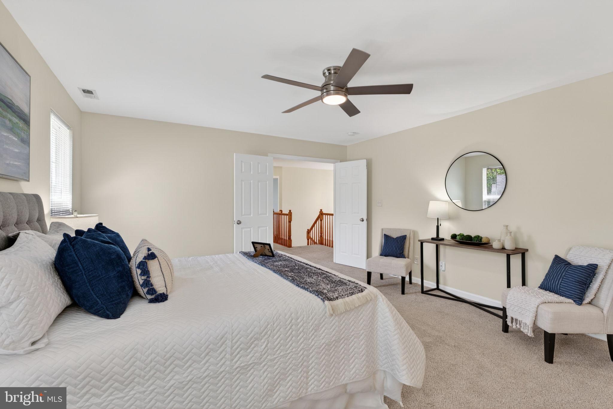 6090 Old Washington Road Elkridge, MD 21075 - Photo 33 of 86 Serene bedroom with modern touches.