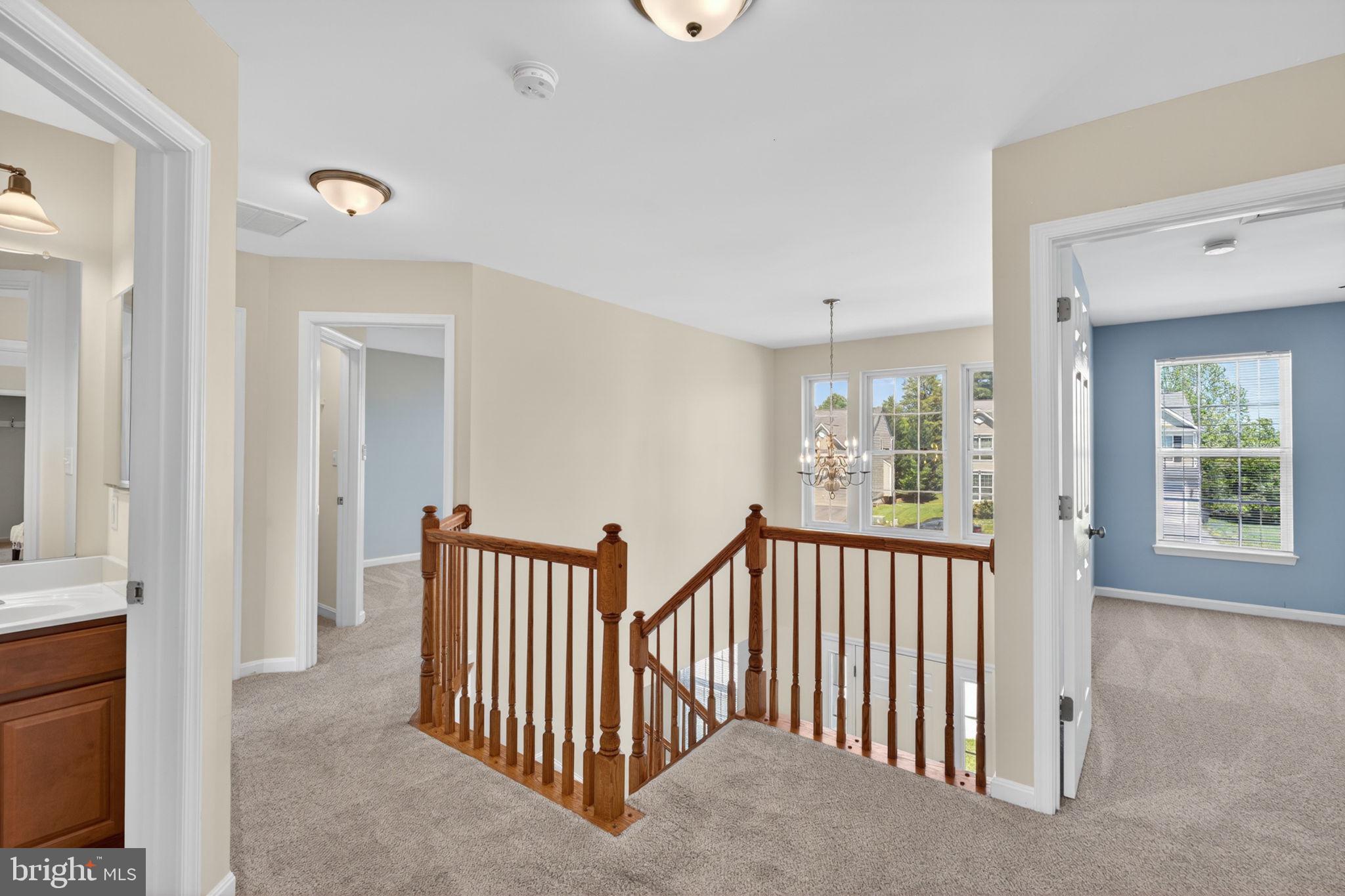 6090 Old Washington Road Elkridge, MD 21075 - Photo 42 of 86 Bright and airy second-floor landing.