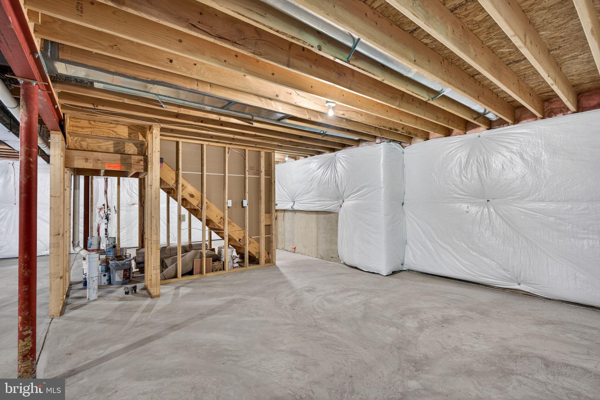 6090 Old Washington Road Elkridge, MD 21075 - Photo 59 of 86 Spacious unfinished basement ready for ideas.