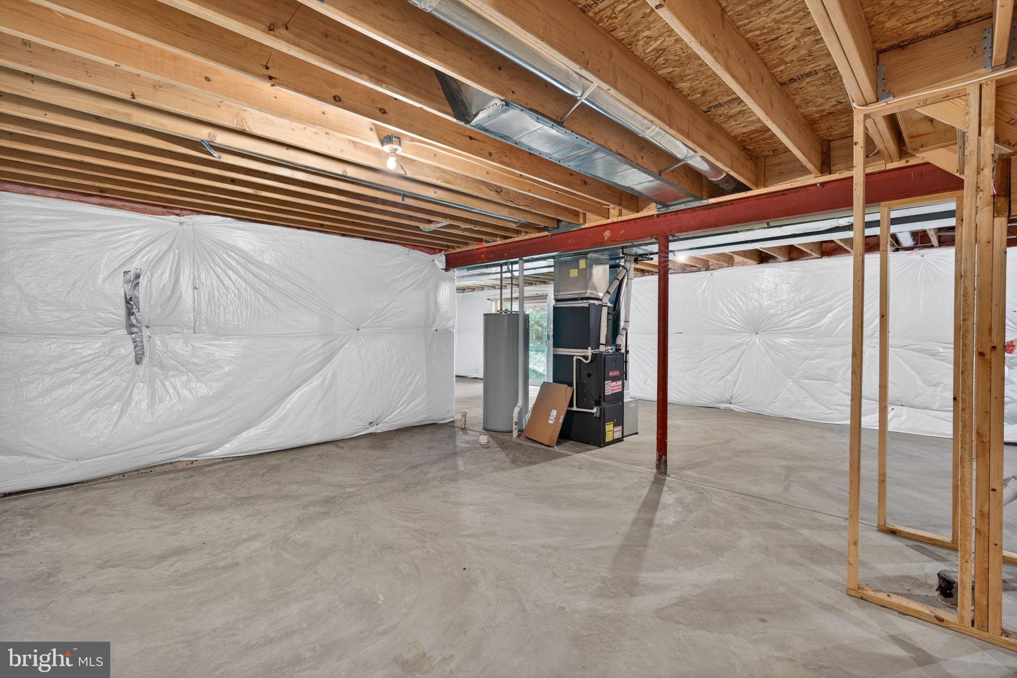 6090 Old Washington Road Elkridge, MD 21075 - Photo 60 of 86 Spacious, unfinished basement ready for ideas.