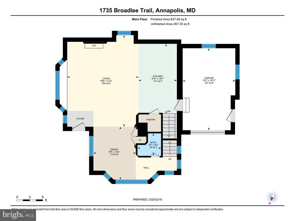 1735 Broadlee Trail Annapolis, MD 21401 - Photo 62 of 65 First Floor Plan