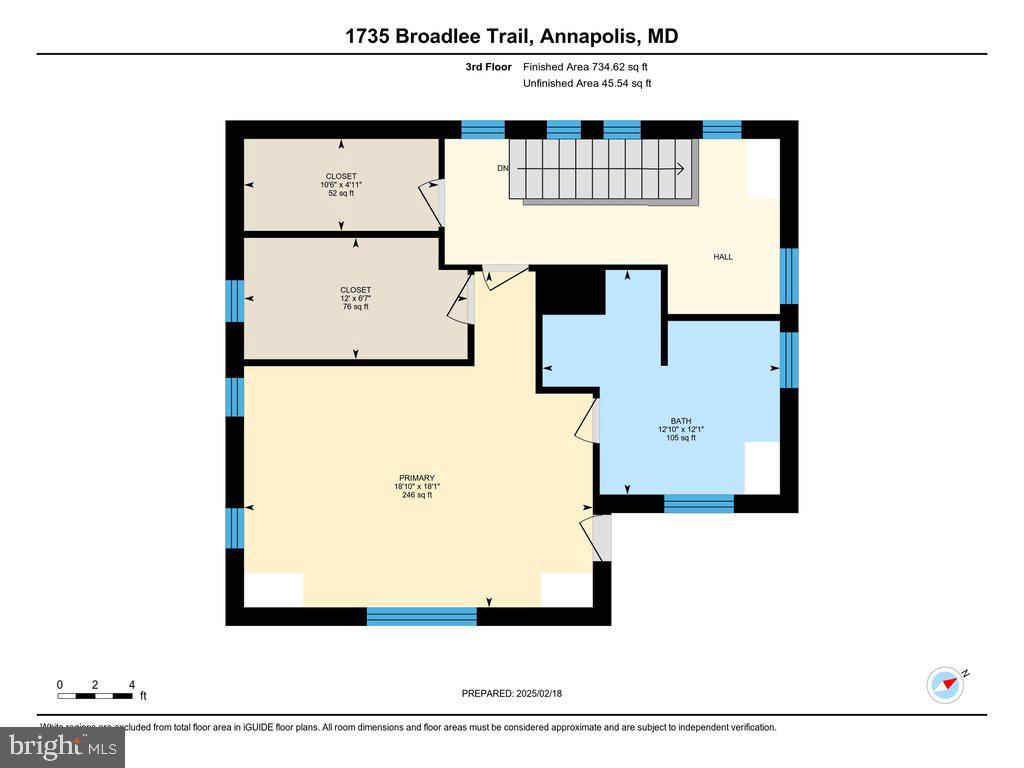 1735 Broadlee Trail Annapolis, MD 21401 - Photo 64 of 65 Third Floor Plan