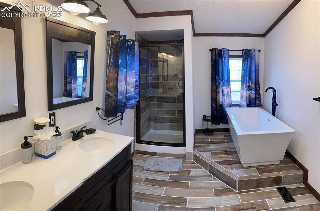 136 Black Knat Road Fairplay, CO 80440 - Photo 14 of 38 a bathroom with a sink a toilet and mirror