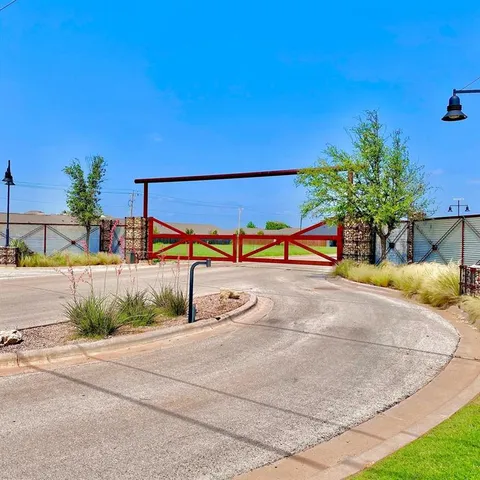 an outdoor view with patio