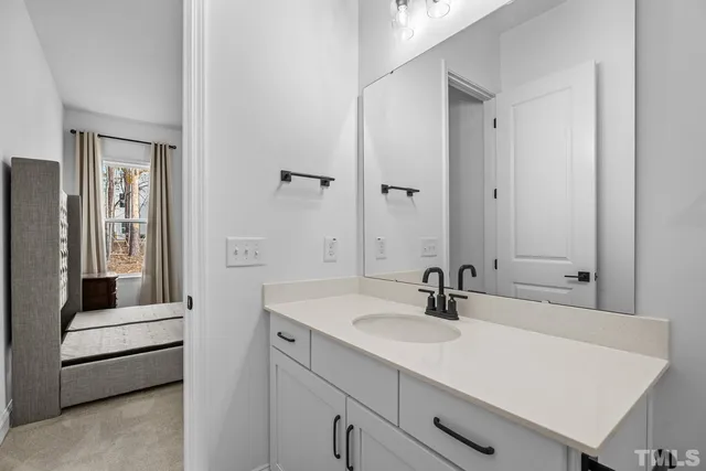 a view of a hallway with entryway