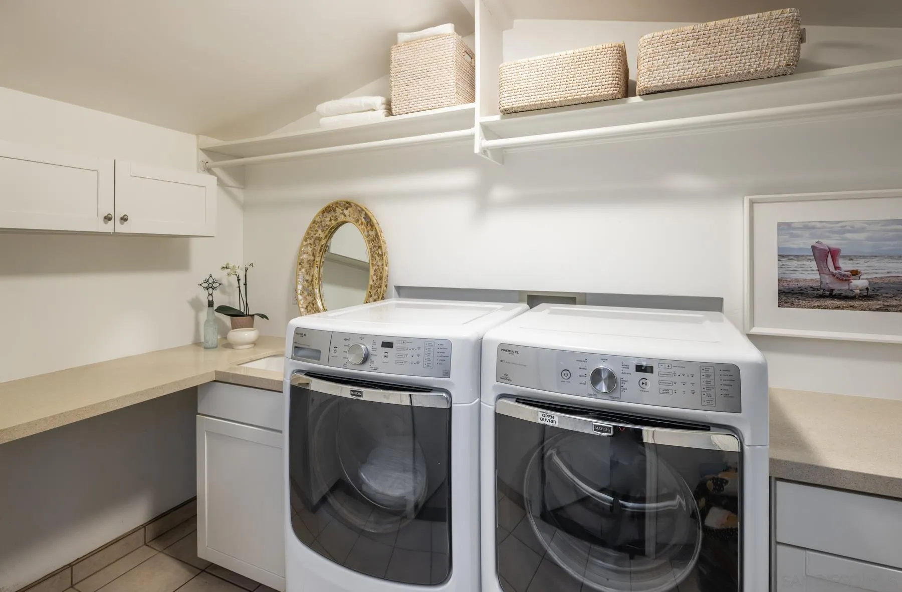 219 27th Street Del Mar, CA 92014 - Photo 43 of 47 a utility room with dryer and washer