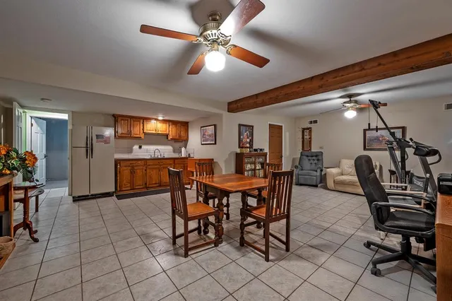 a view of a livingroom with furniture and a couch