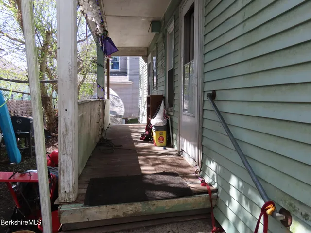 a view of a house with a door