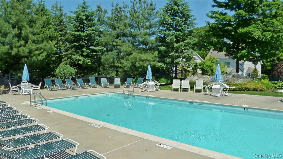 107 Winding Ridge Road, Unit 107 White Plains, NY 10603 - Photo 23 of 30 a view of swimming pool with lawn chairs and plants