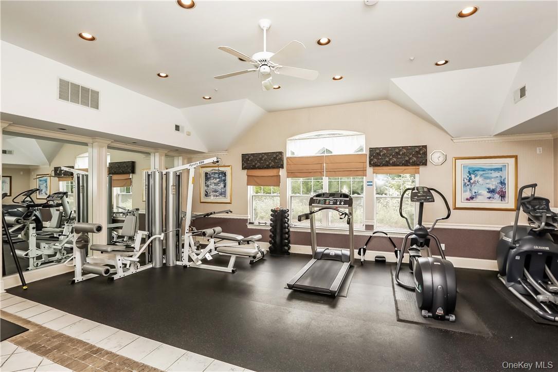 107 Winding Ridge Road, Unit 107 White Plains, NY 10603 - Photo 25 of 30 a view of a room with gym equipment