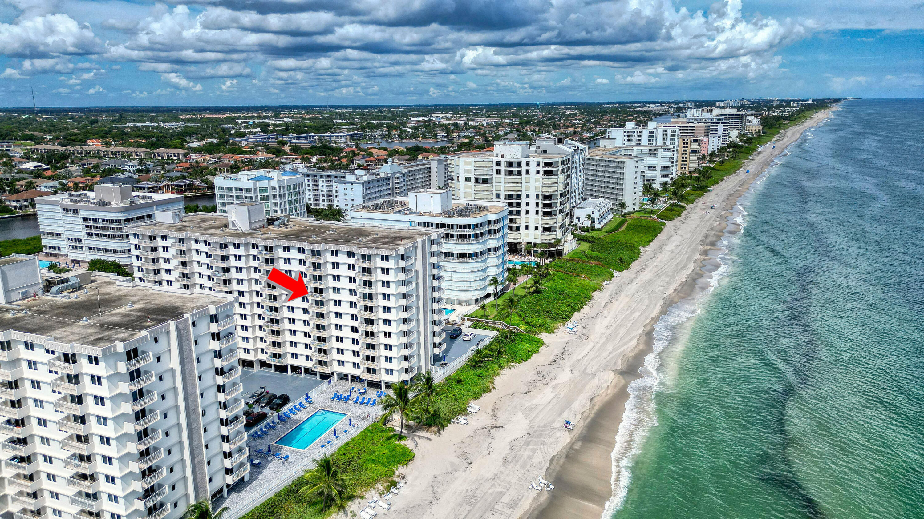 3215 South Ocean Boulevard, Unit 707 Highland Beach, FL 33487 - Photo 35 of 37 a city view