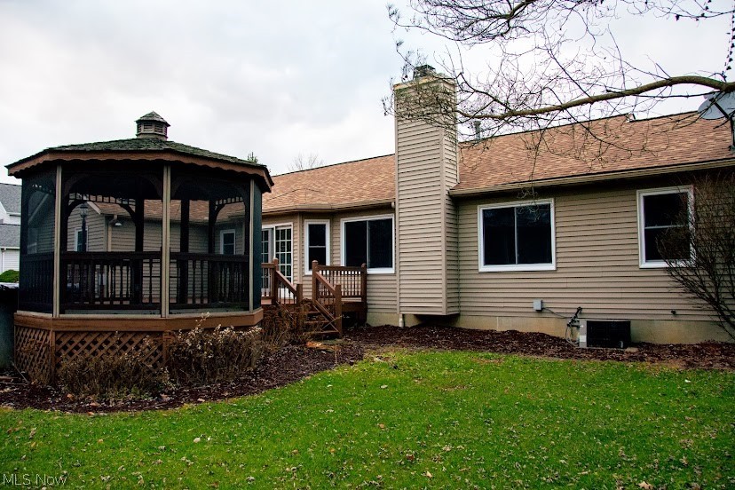 6792 Neff Road Medina, OH 44256 - Photo 2 of 20 Attached gazebo to deck