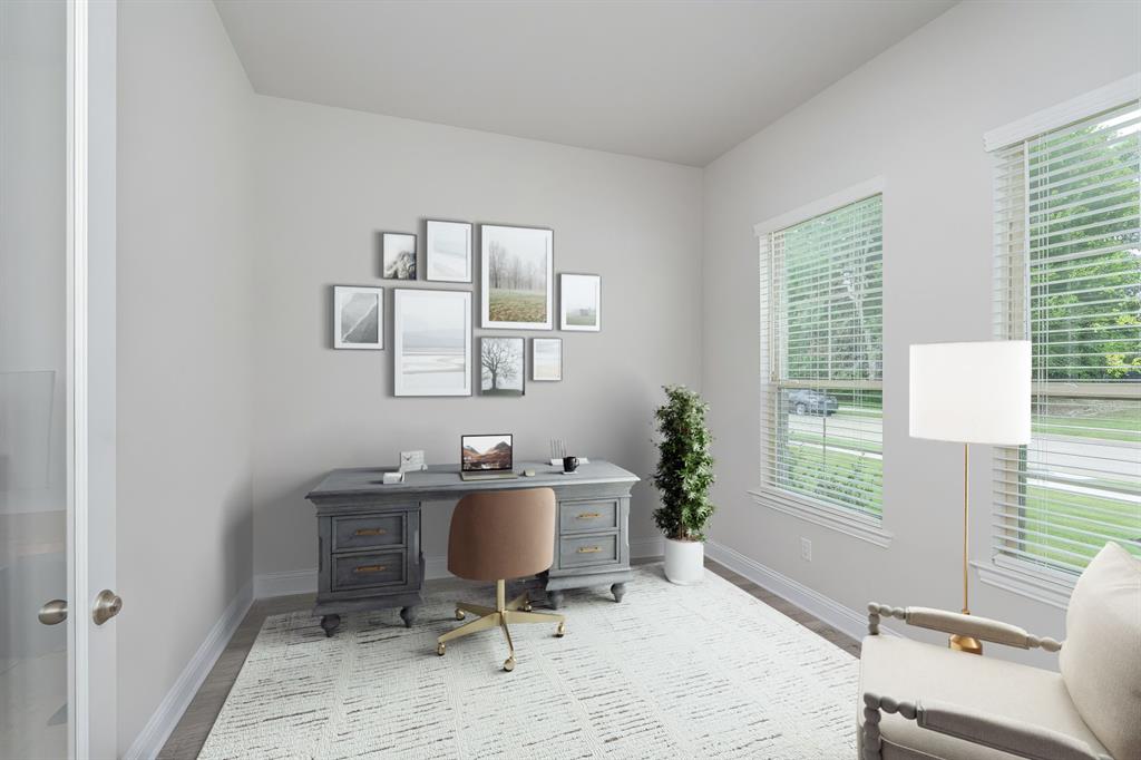1412 Bear Path Way Gunter, TX 75058 - Photo 7 of 37 a workspace with furniture and a window